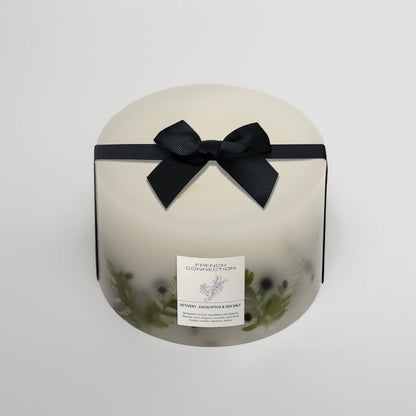 French Connection 4 Wick Scented Candle Vetivert, Eucalyptus & Sea Salt