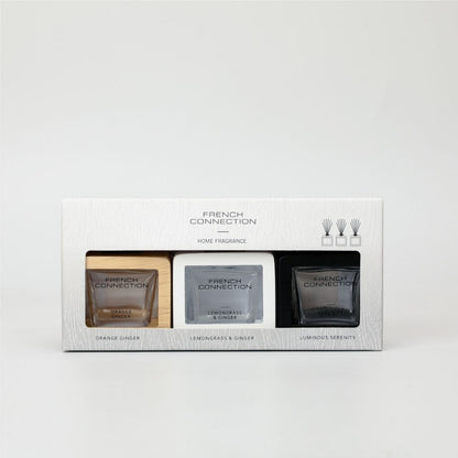 French Connection Set of 3 Small Mixed Reed Diffusers