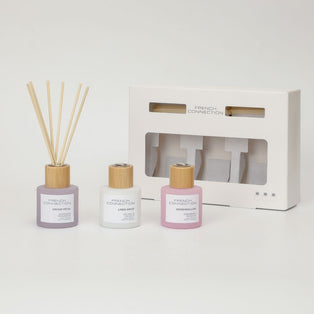 French Connection Set of 3 Small Mixed Reed Diffusers