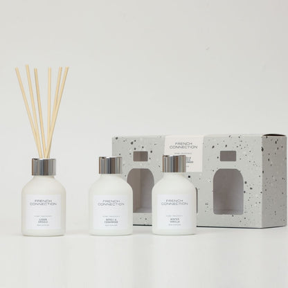 French Connection Set of 3 Small Mixed Reed Diffusers