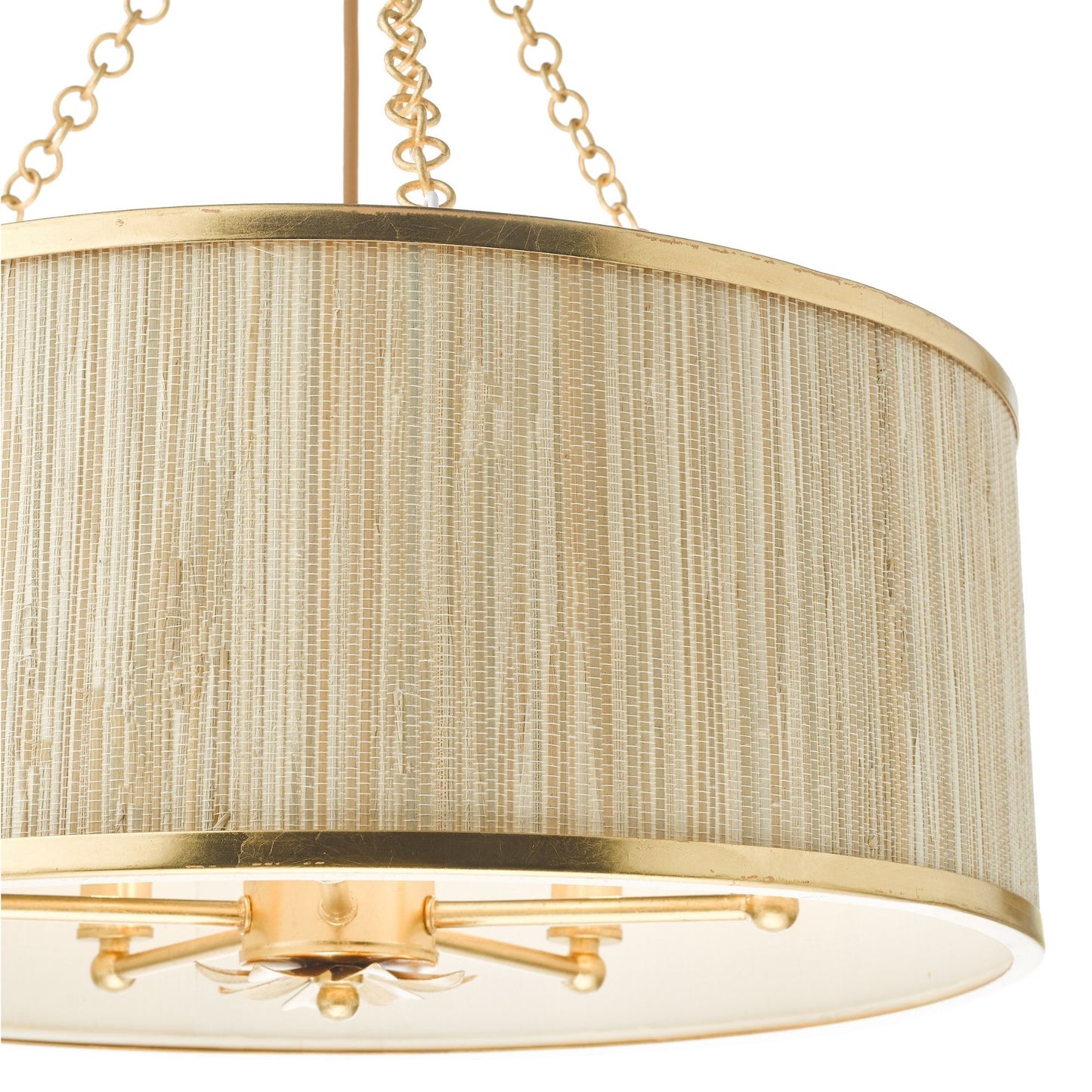 Fenella 5 Light Gold Pendant Ceiling Light
