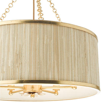Fenella 5 Light Gold Pendant Ceiling Light