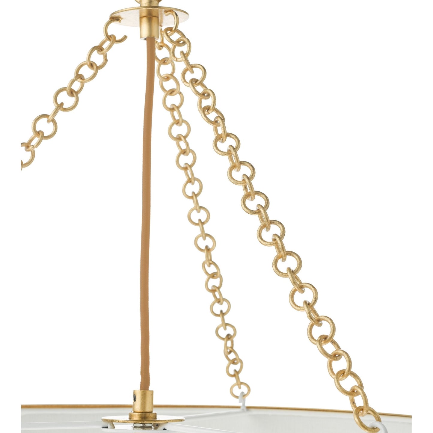 Fenella 5 Light Gold Pendant Ceiling Light