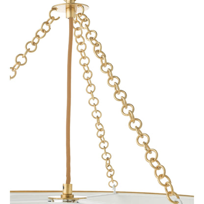 Fenella 5 Light Gold Pendant Ceiling Light