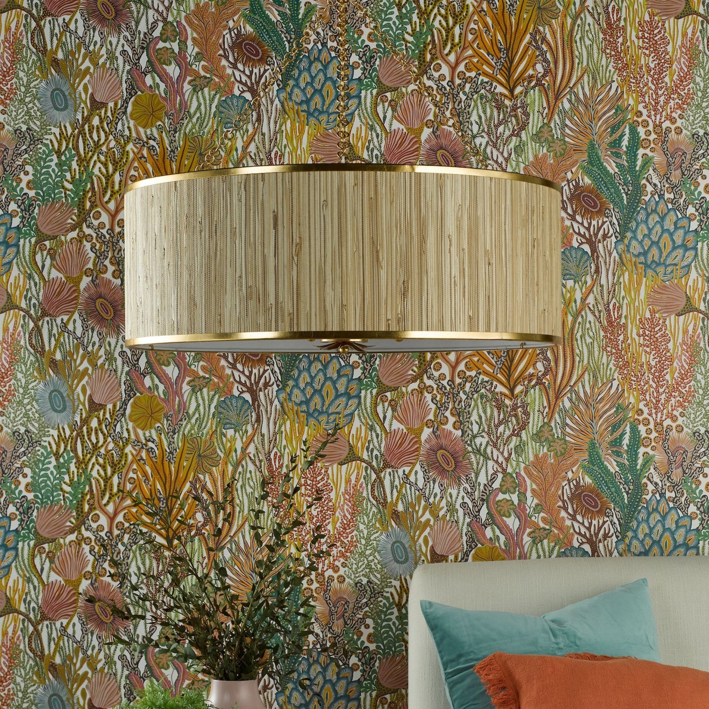 Fenella 8 Light Gold Ceiling Light