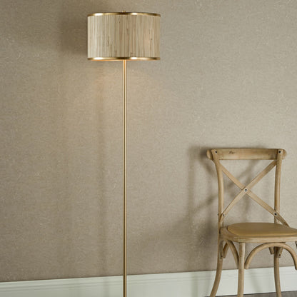 Fenella 3 Light Gold Floor Lamp