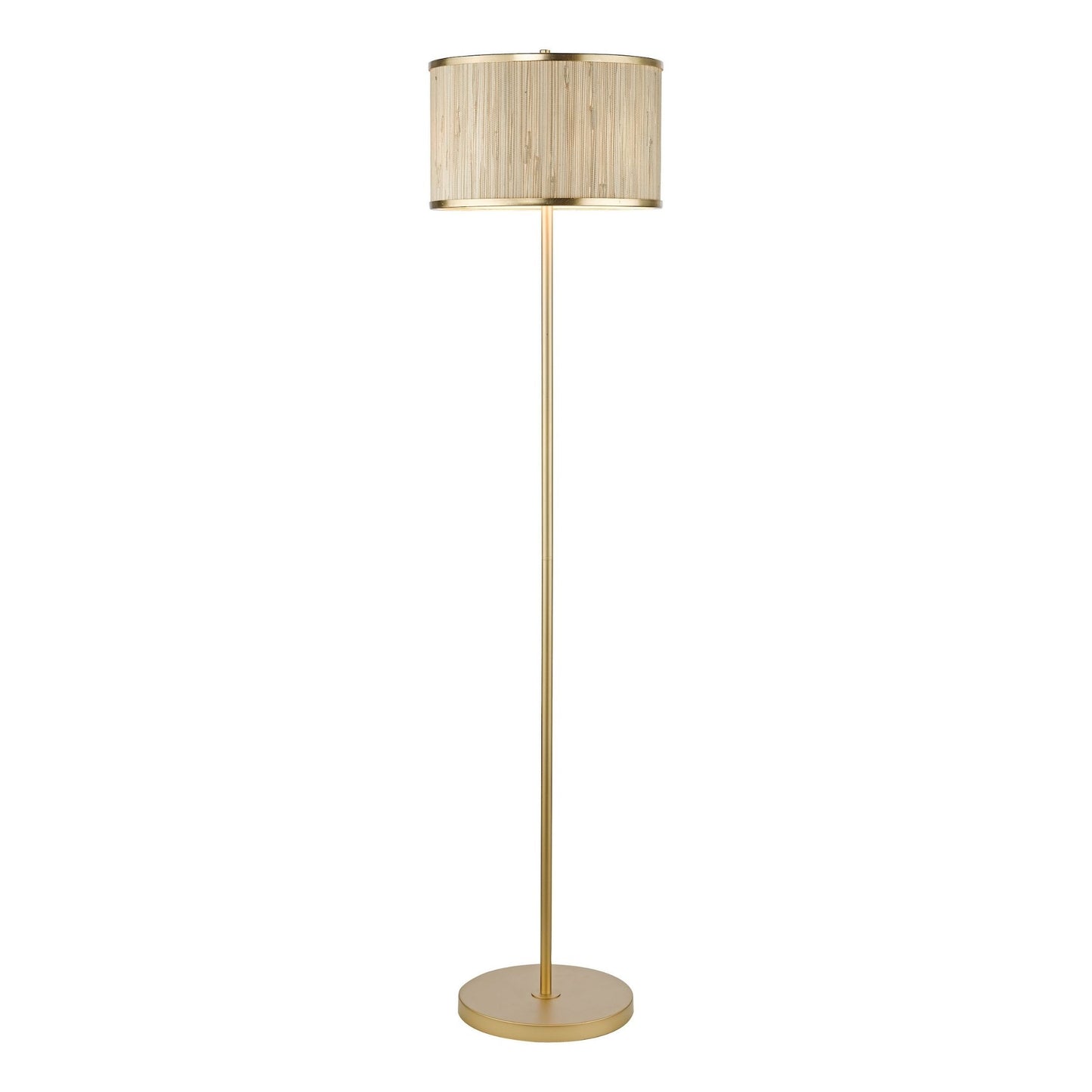 Fenella 3 Light Gold Floor Lamp