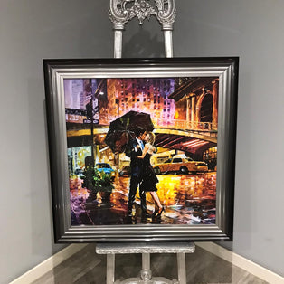 City Couple Large Framed Wall Art
