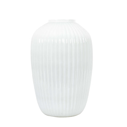 Fjord Large White Vase