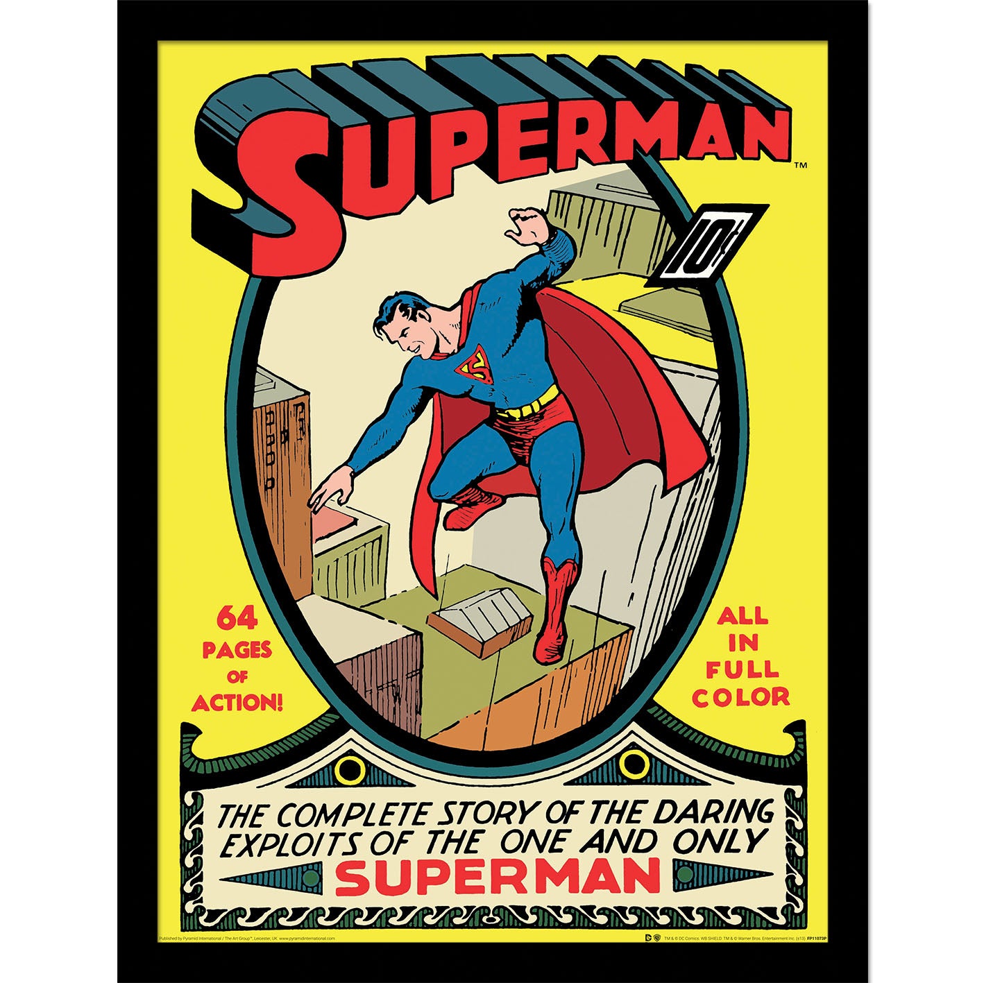 Superman Framed Print 30X40