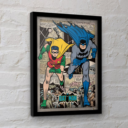 Batman Comic Montage Frame 30X40