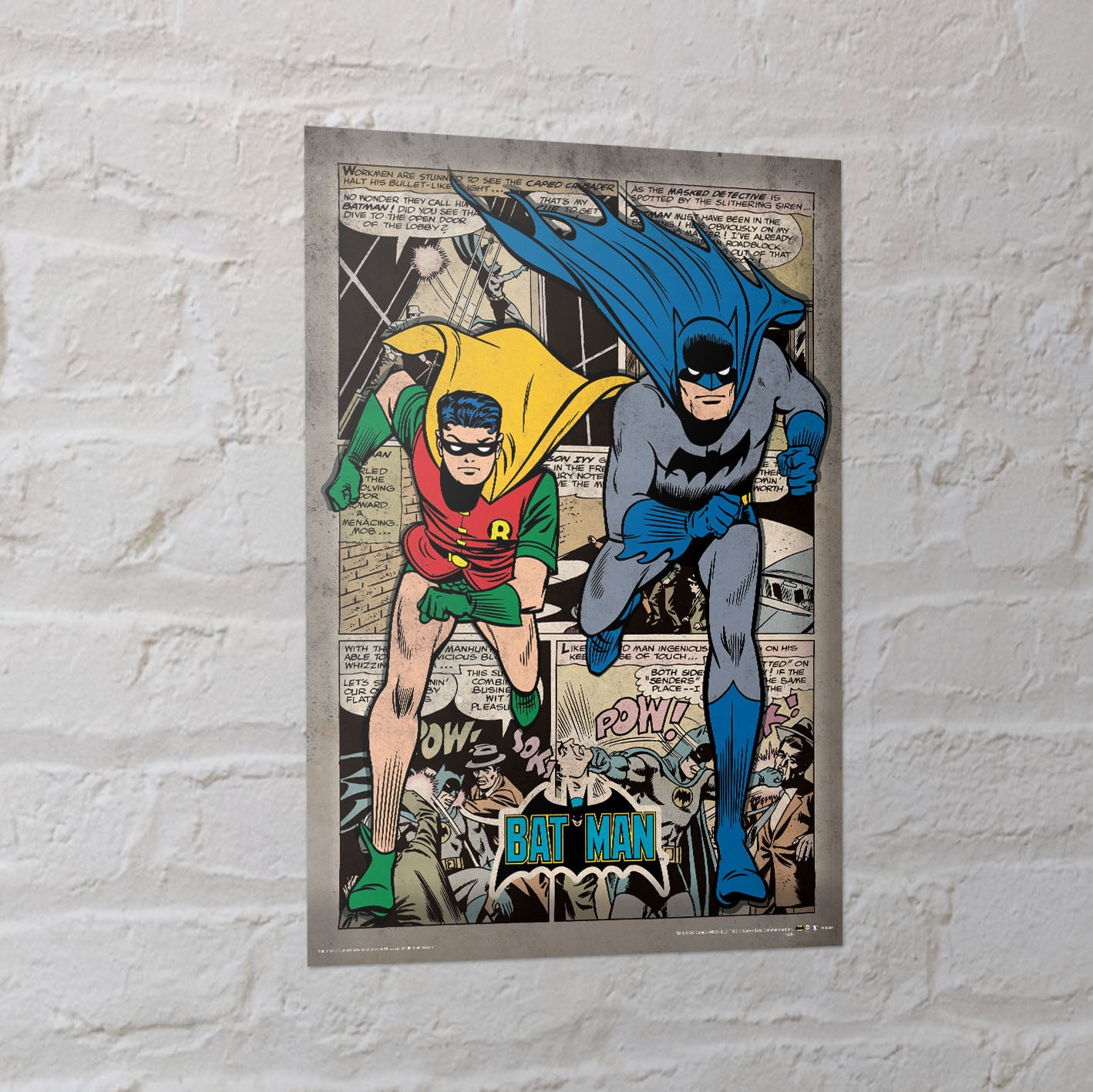 Batman Comic Montage Frame 30X40