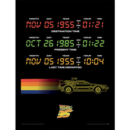 Back To The Future Frame 30X40