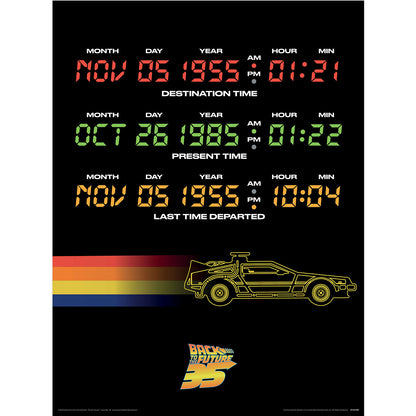 Back To The Future Frame 30X40