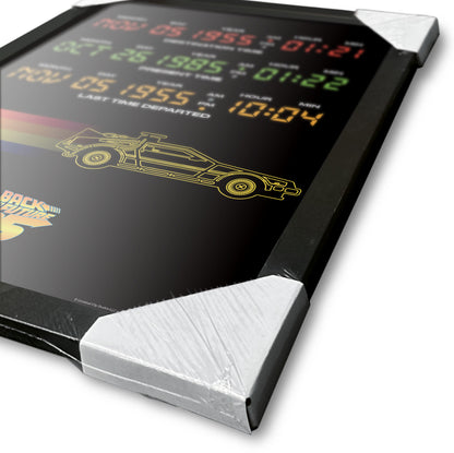 Back To The Future Frame 30X40