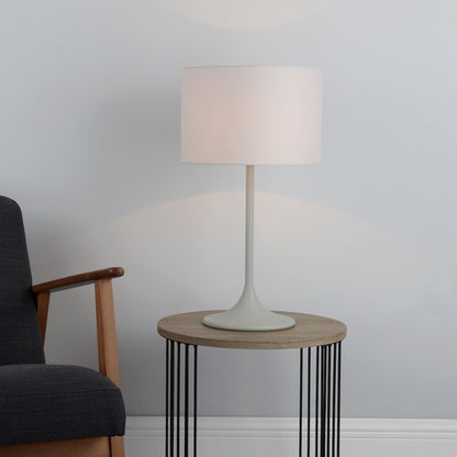 Funchal Matte Grey Table Lamp