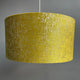 Zinc Velvet Mustard and Silver Shade 60 cm
