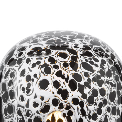 Gethin Black Confetti Glass Table Lamp
