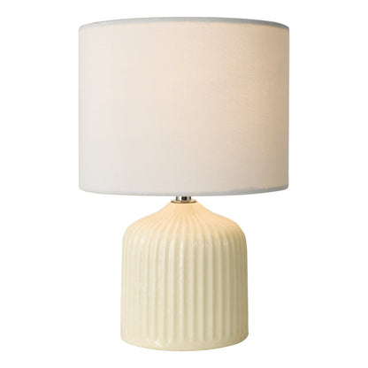 Gigi Twin Pack Ceramic Cream Table Lamps