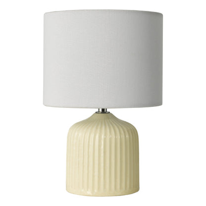 Gigi Twin Pack Ceramic Cream Table Lamps