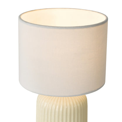 Gigi Twin Pack Ceramic Cream Table Lamps