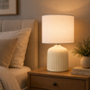 Gigi Twin Pack Ceramic Cream Table Lamps