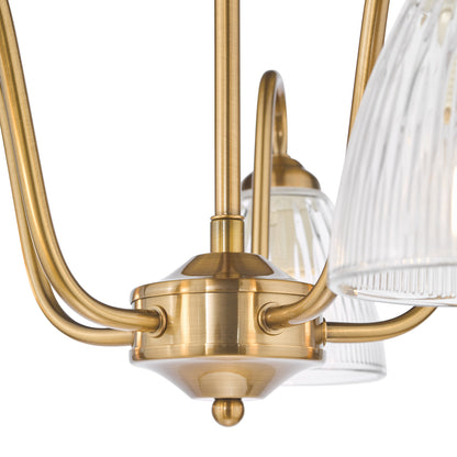 Glynis 5-Light Antique Bronze Semi-Flush Ceiling Light
