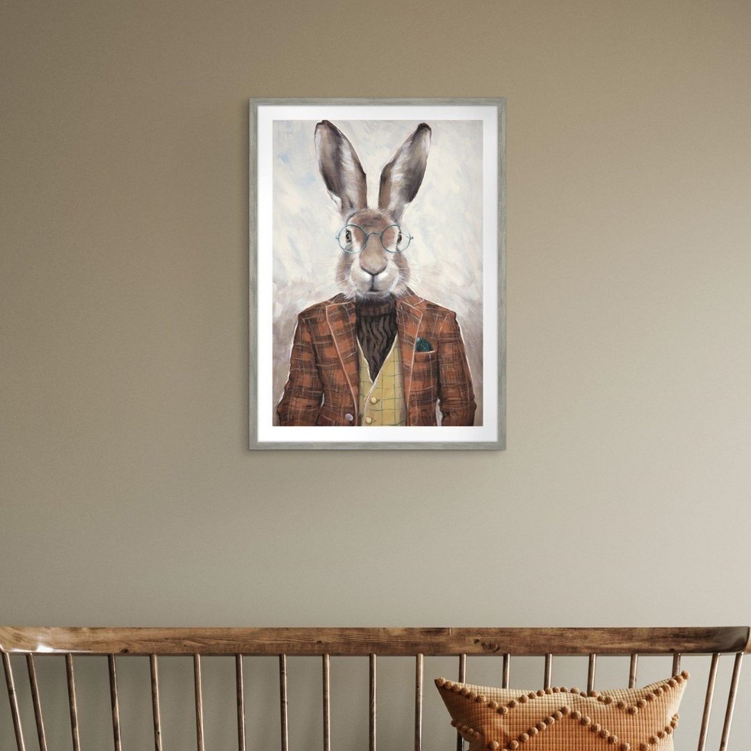 Hartley Rabbit Framed Hartley Framed Wall Art – Pagazzi