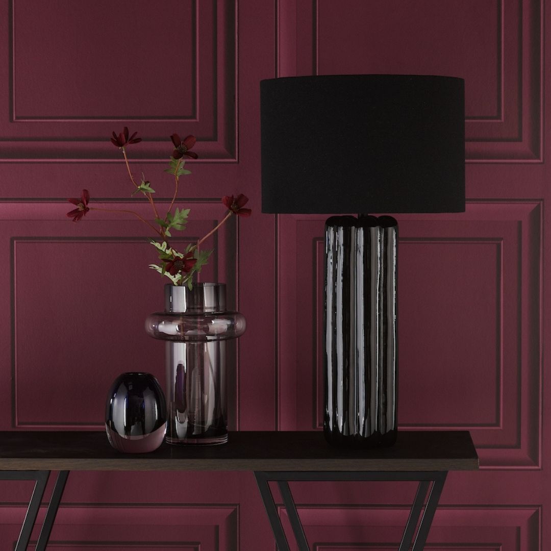 Hebron Black Table Lamp