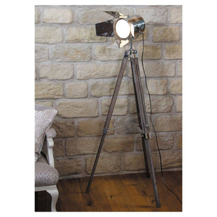 Hereford Tripod Floor Lamp Polished Chrome