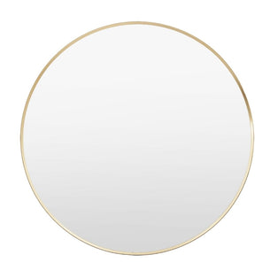 Holworth Round Gold Mirror 80cm
