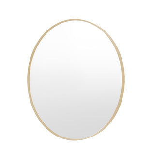 Holworth Round Gold Mirror 80cm