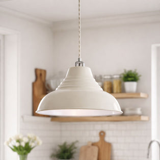 Vintage Cream Easy Fit Pendant Shade