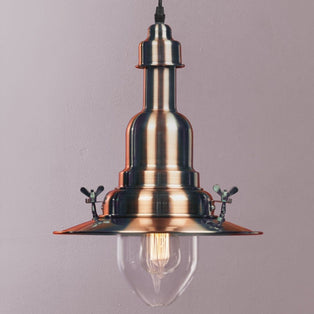 Penge Fisherman Copper Pendant Ceiling Light
