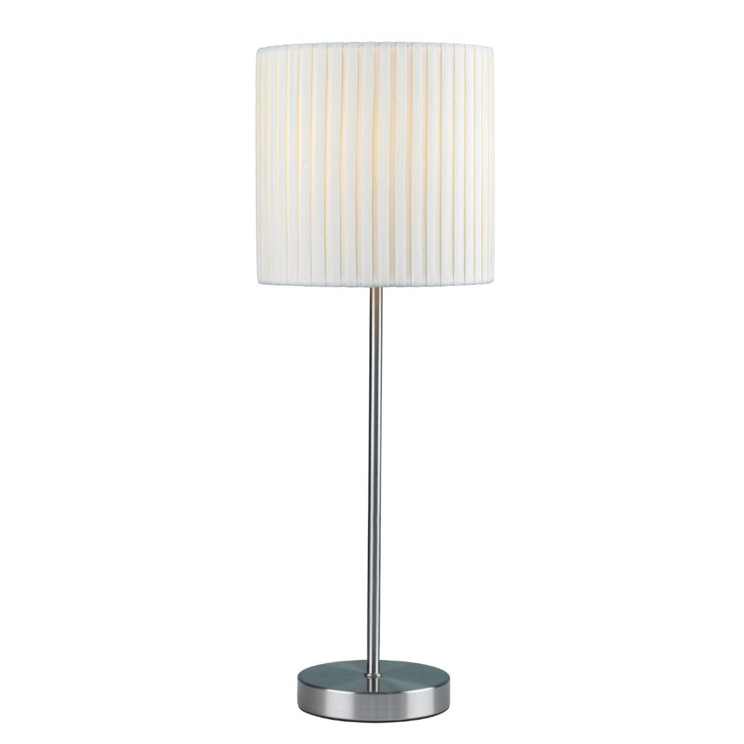 Wilson Pleated Cream Table Lamp