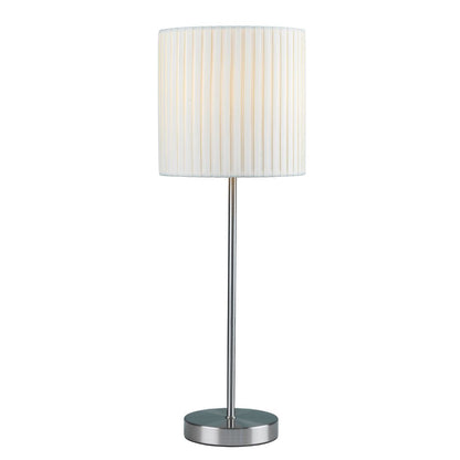 Wilson Pleated Cream Table Lamp