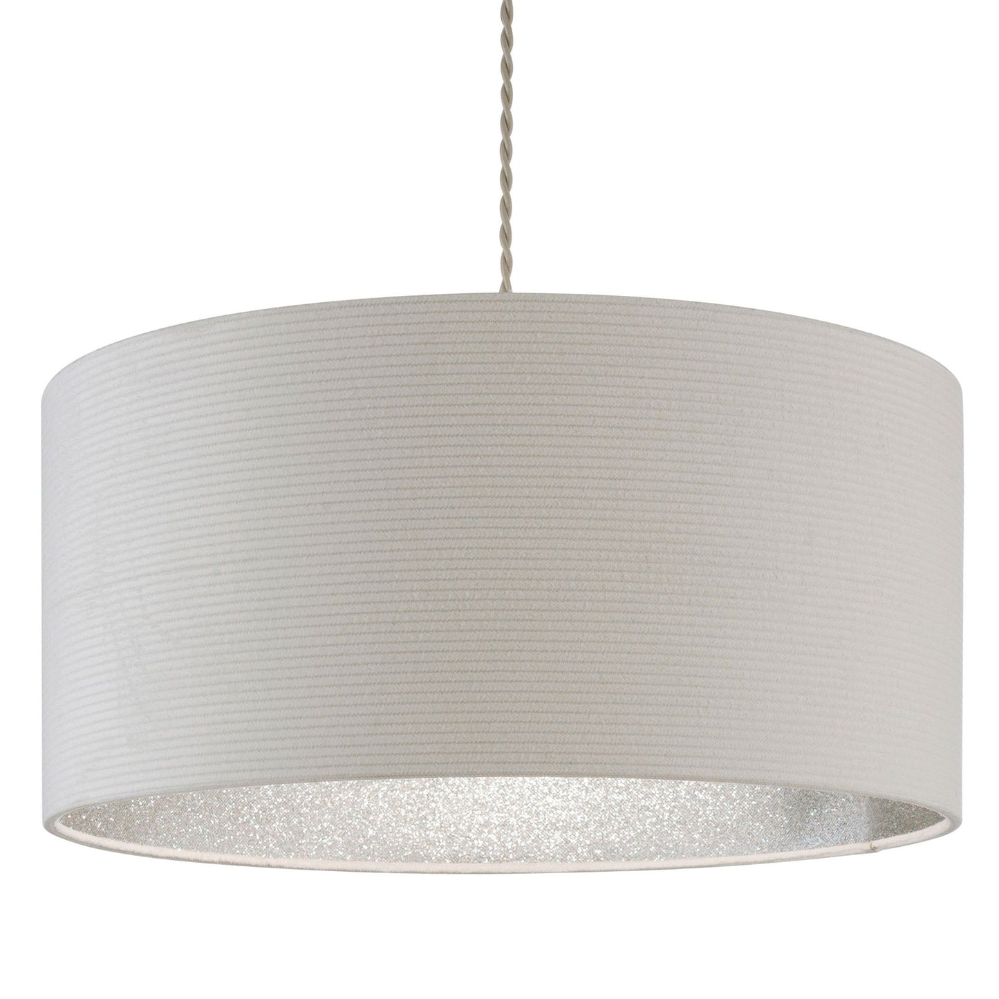 Dazzle Silver Easy-Fit Pendant Shade