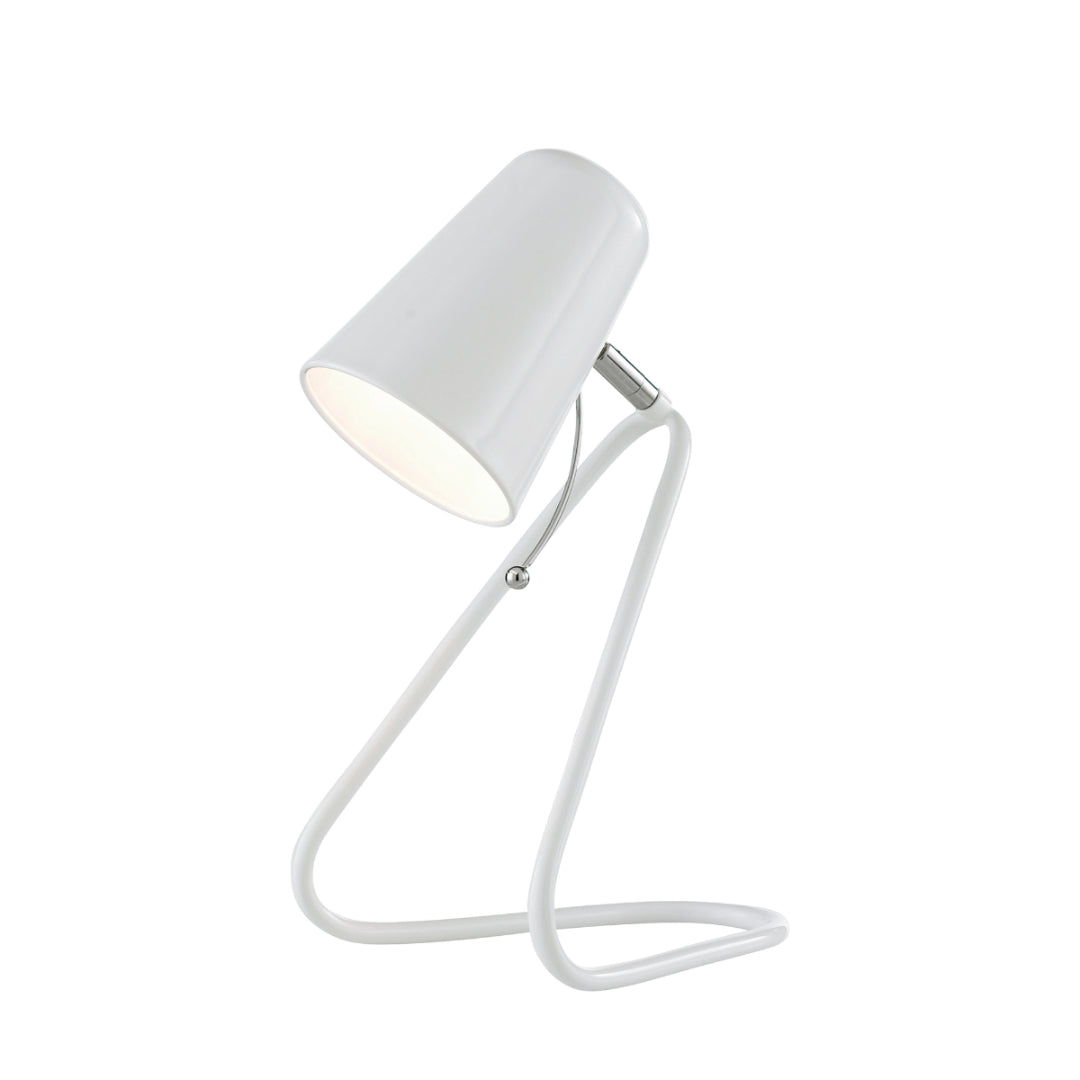 Nicky White Desk Table Lamp
