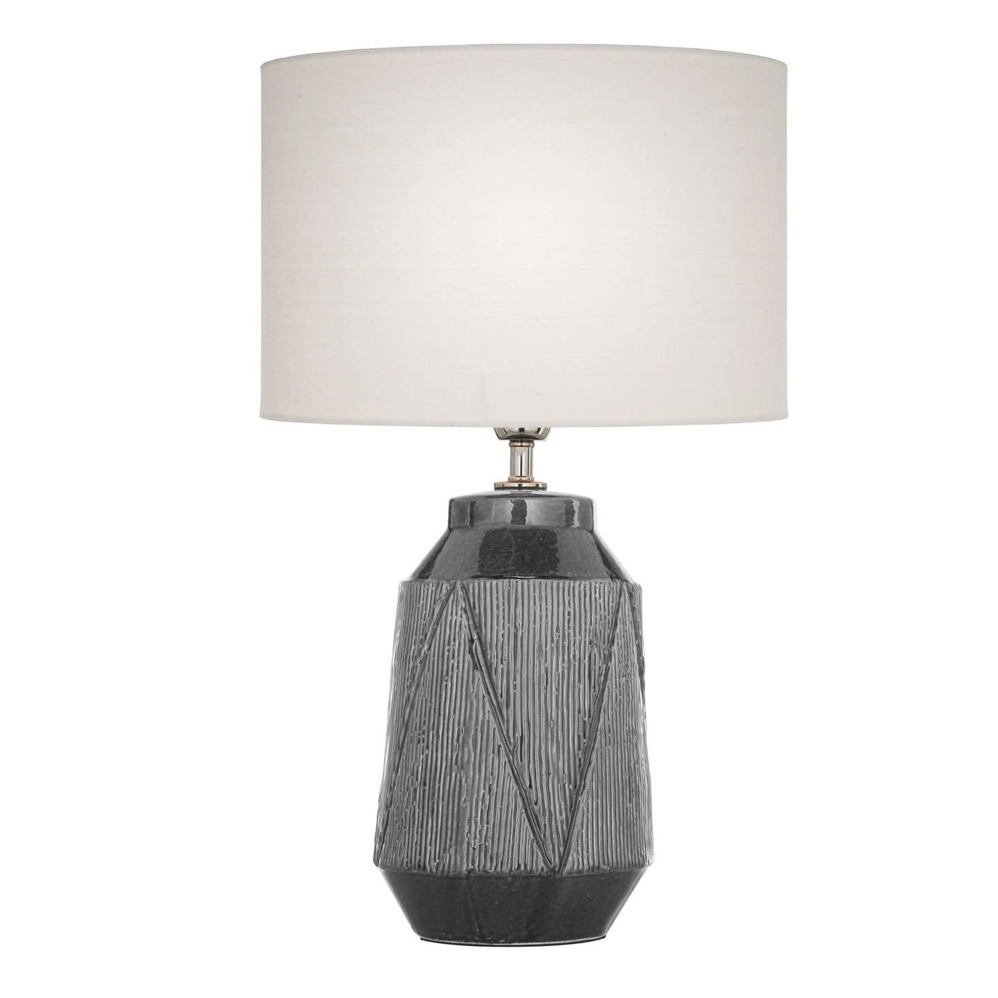 Safi Grey Ceramic Table Lamp
