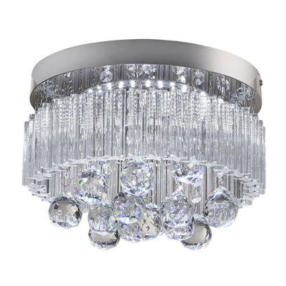 Oscar Crystal LED Semi Flush Ceiling Light
