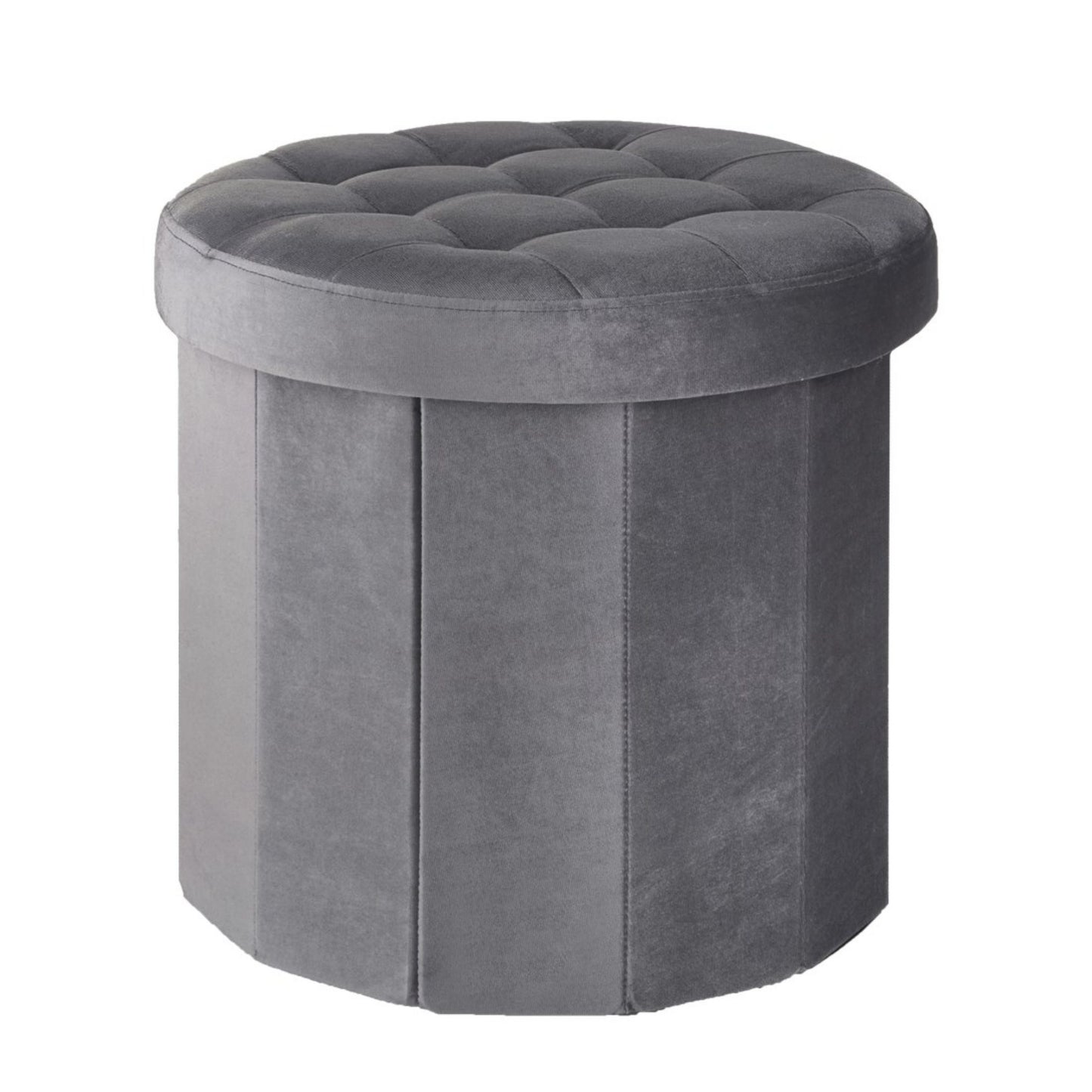 Westbrook Grey Foldable Storage Stool