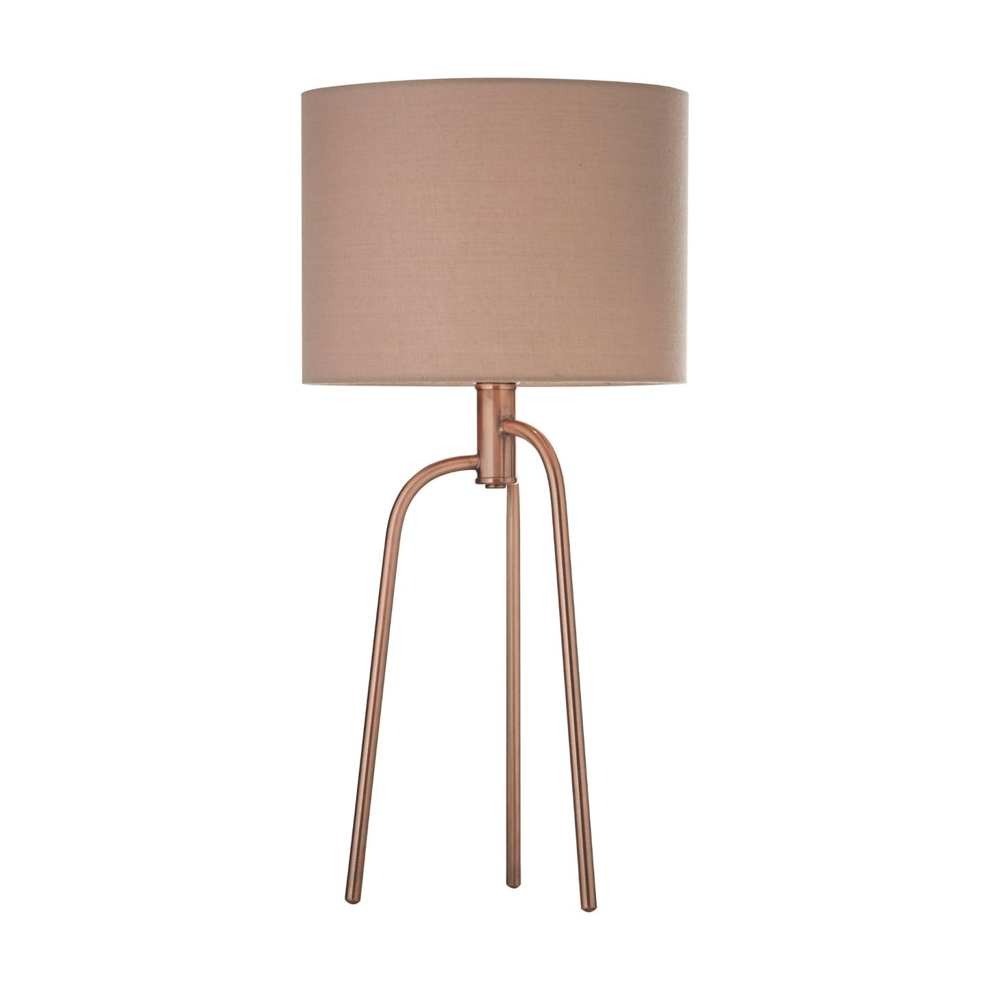 Jerry Antique Copper Tripod Table Lamp