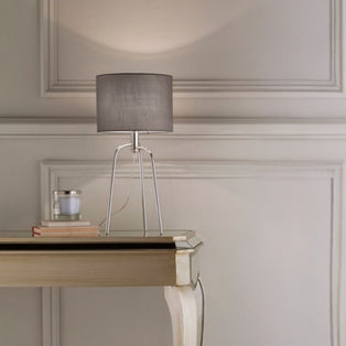 Jerry Polished Chrome Tripod Table Lamp