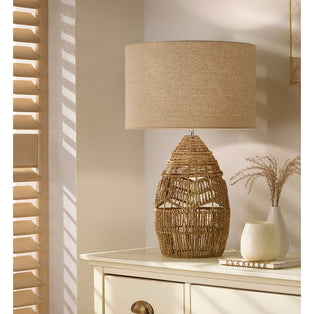 MAUI RATTAN TABLE LAMP