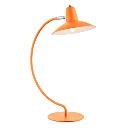 Charlie Curve Orange Desk Table Lamp