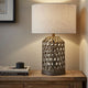 Beaton Rattan Table Lamp with Natural Cylinder Shade