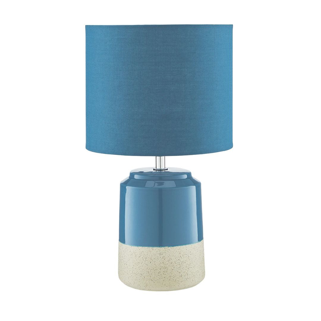 Pop Denim Blue Ceramic Table Lamp