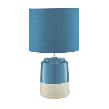 Pop Denim Blue Ceramic Table Lamp