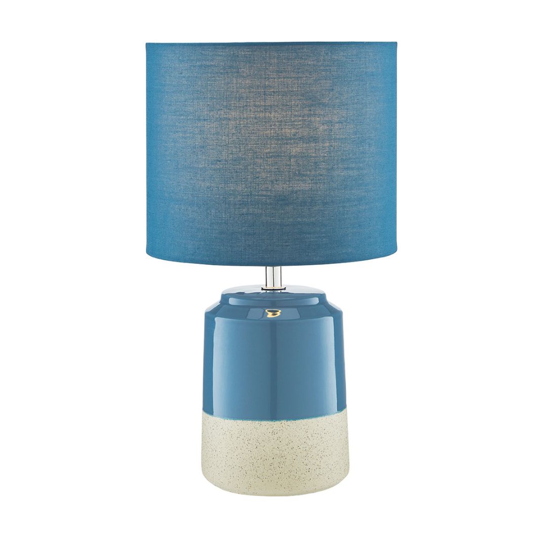 Pop Denim Blue Ceramic Table Lamp
