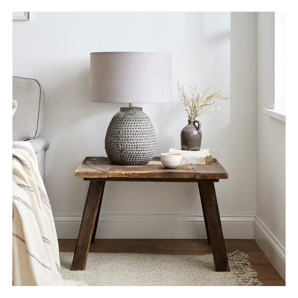 LUDLOW BOBBLE TABLE LAMP GREY
